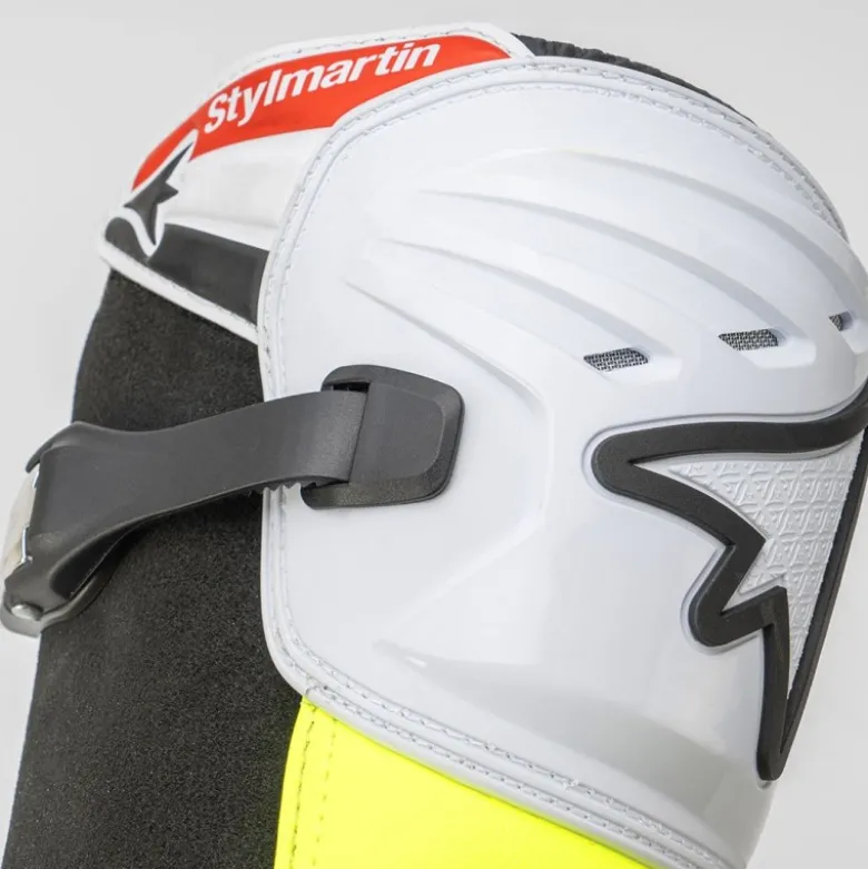 Stivali Moto Stylmartin Impact Pro 2.0 Air Bianco Rosso Giallo