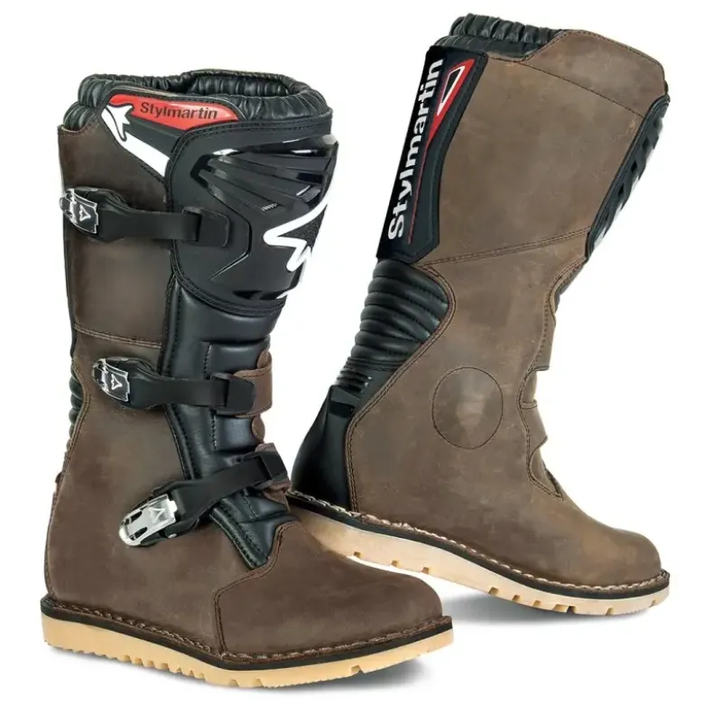 Stivali Moto Stylmartin Impact Rs WP Marrone