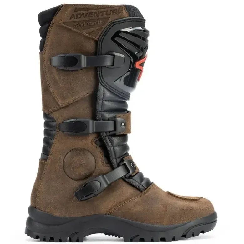 Stivali Moto Stylmartin Overlandder Wp Marrone