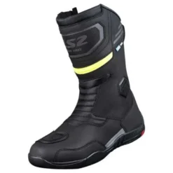 Stivali Moto Touring Ls2 Goby WP Nero H-V Giallo