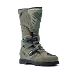 Stivali Moto Touring Sidi Adventure 2 Gore-Tex Verde Militare