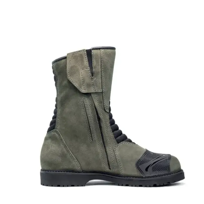 Stivali Moto Touring Sidi Gavia ADV Gore-Tex Adventure Verde Militare