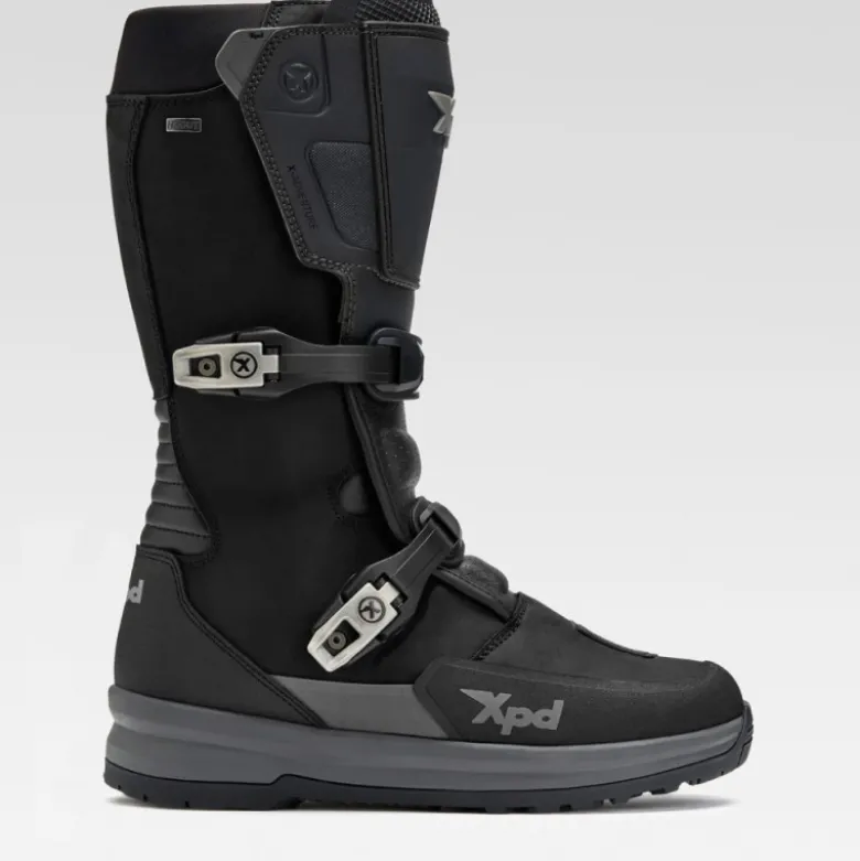 Stivali Moto Touring XPD X-Adventure H2Out Nero
