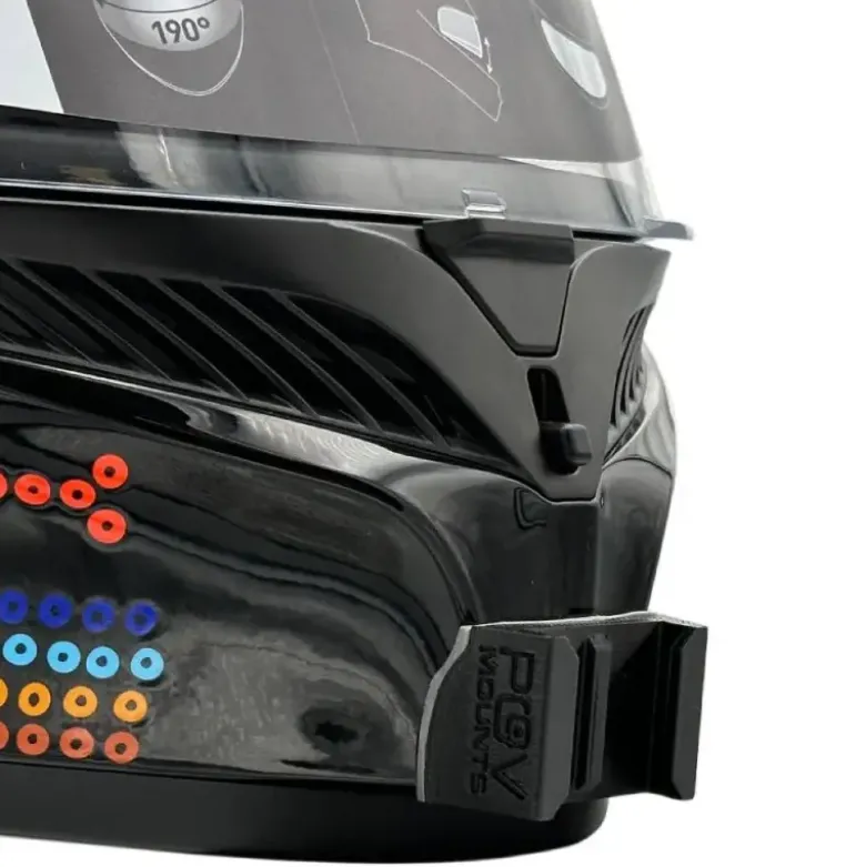 Supporto Action Cam Pov Mounts per Casco AGV K3