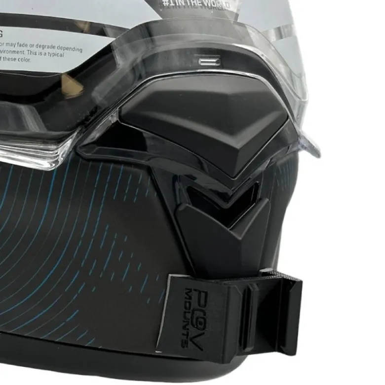 Supporto Action Cam Pov Mounts per Casco HJC F70
