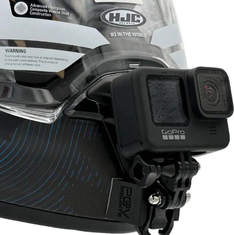 Supporto Action Cam Pov Mounts per Casco HJC F70