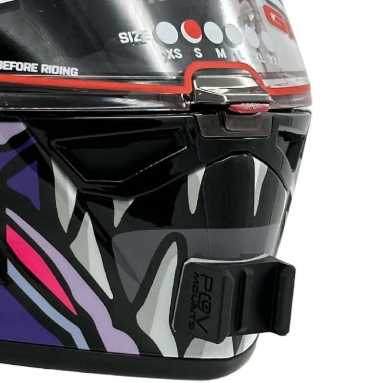 Supporto Action Cam Pov Mounts per Casco KYT KX-1