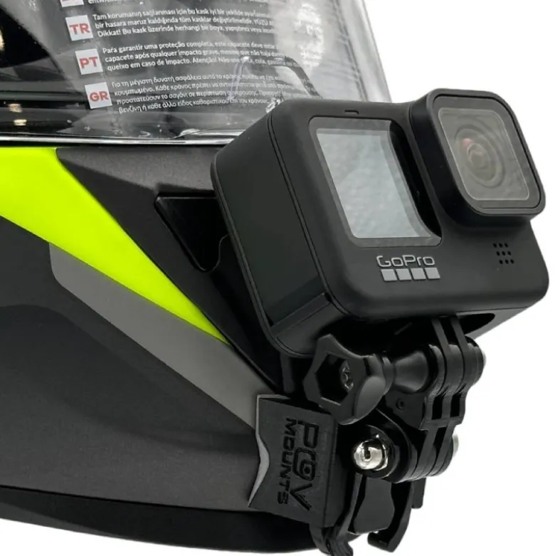 Supporto Action Cam Pov Mounts per Casco LS2 FF800 Storm / Storm II