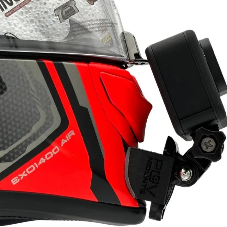 Supporto Action Cam Pov Mounts per Casco Scorpion Exo-1400 Air