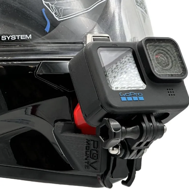 Supporto Action Cam Pov Mounts per Casco Scorpion EXO-JNR