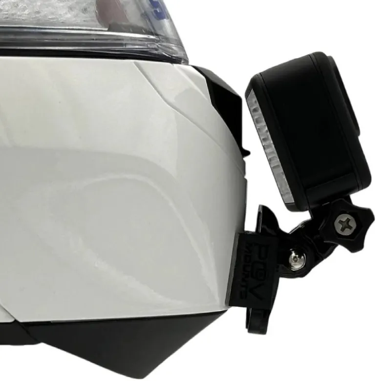 Supporto Action Cam Pov Mounts per Casco Shark Evo ES / Evo GT / Evo One / Evo One 2
