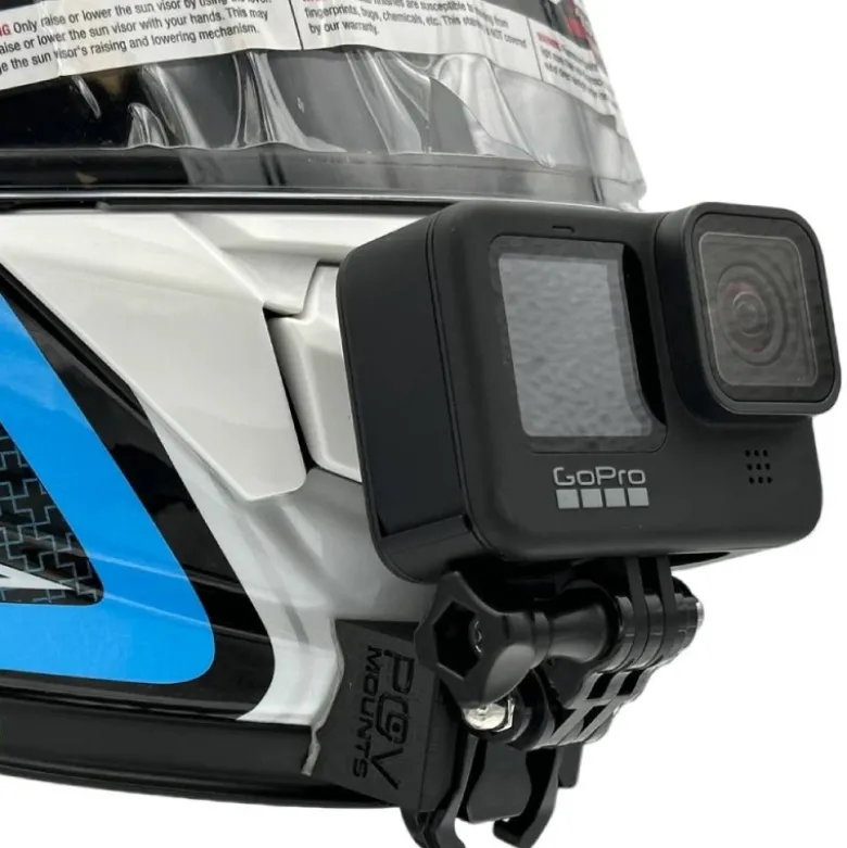 Supporto Action Cam Pov Mounts per Casco Shoei GT-Air II