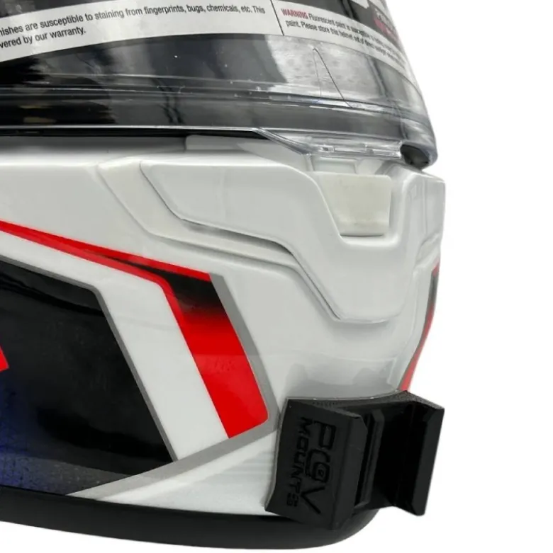 Supporto Action Cam Pov Mounts per Casco Shoei NXR2 / Z-8 / RF-1400