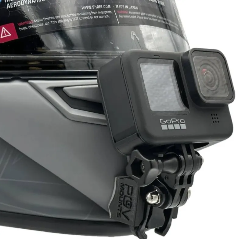 Supporto Action Cam Pov Mounts per Casco Shoei X-Spirit III