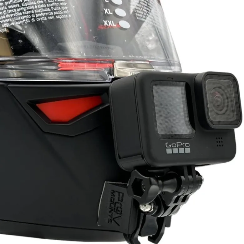 Supporto Action Cam Pov Mounts per Casco Suomy S1-XR GP