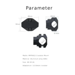 Supporto Manubrio Chigee MFP0022 12-16mm