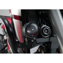 Supporto per faretti Nero. Honda CRF1000L (15-) con prot. laterale.