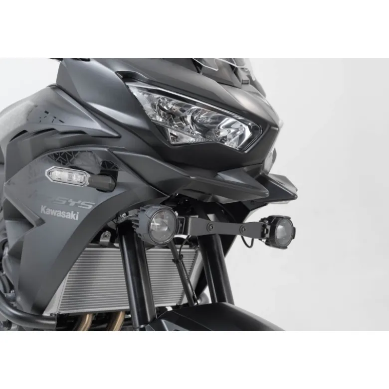 Supporto per faretti Nero. Kawasaki Versys 650 (21-).