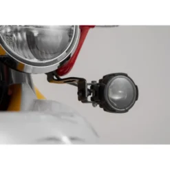 Supporto per faretti Nero. Moto Guzzi V85 TT (19-).