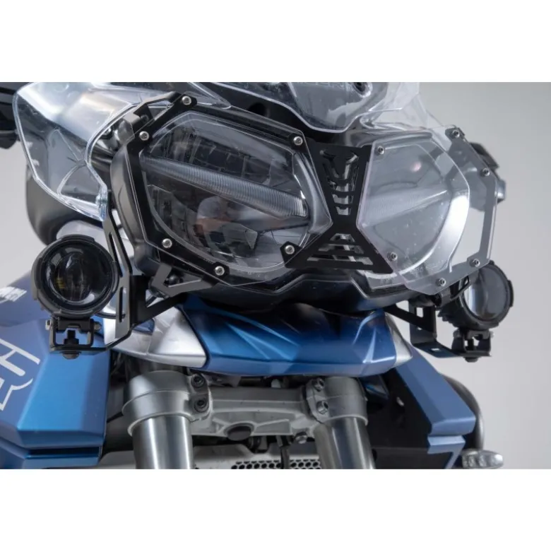 Supporto per faretti Nero. Triumph modello Tiger 800 (10-).