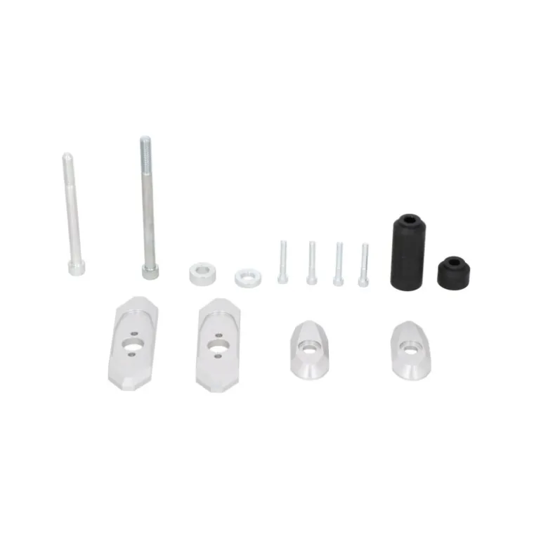 Supporto per tamponi di protezione Sw-Motech Argento. Kawasaki Ninja ZX4-RR (23-).