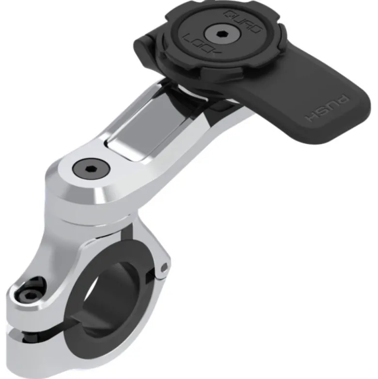 Supporto Telefono Manubrio Pro Moto Quad Lock Cromato