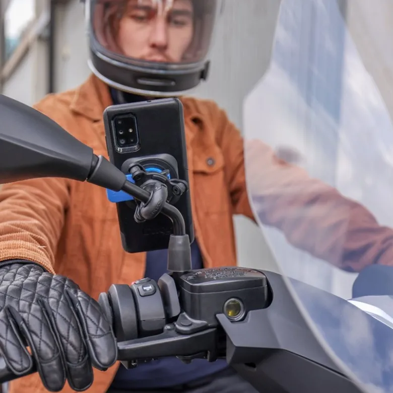 Supporto Telefono Specchietto Retrovisore Moto/Scooter Quad Lock Mirror