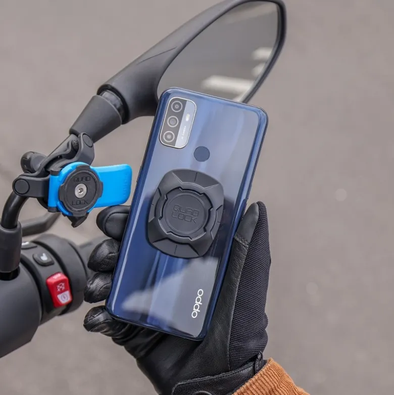 Supporto Telefono Specchietto Retrovisore Moto/Scooter Quad Lock Mirror