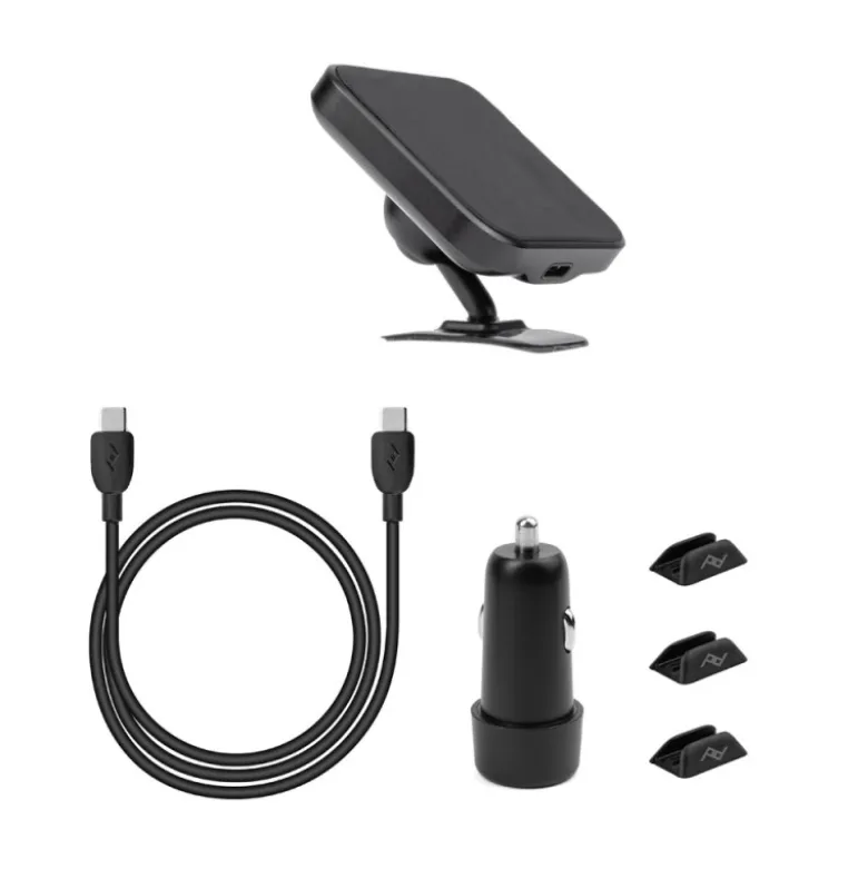 Supporto Universale Smartphone Caricabatteria Auto Peak Design VHB Nero