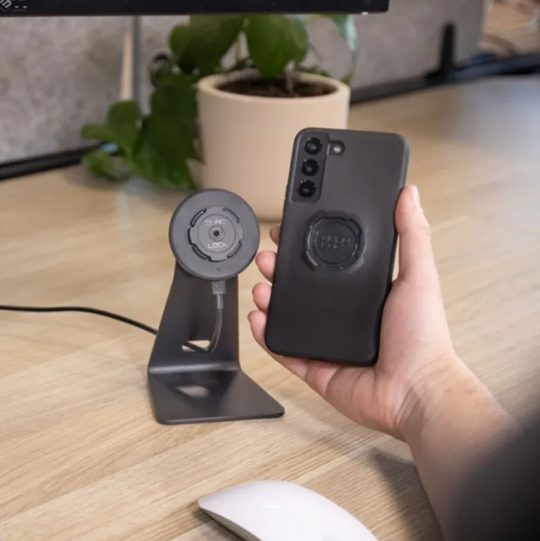 Testa Da Ricarica Wireless Per Auto/Scrivania Quad Lock