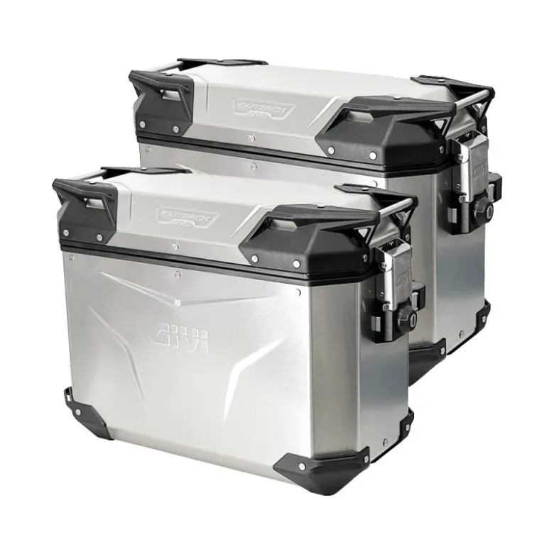 Tris Valigie Givi Trekker Outback Evo OBKE58A con Coppia Valigie Givi OBKE37APACK2