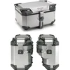 Tris Valigie Givi Trekker Outback Evo OBKE58A con Coppia Valigie Givi OBKE3733APACK2