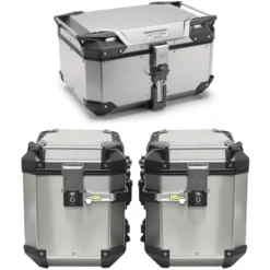Tris Valigie Givi Trekker Outback Evo OBKE58A con Coppia Valigie Givi OBKE48APACK2