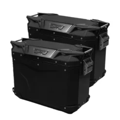 Tris Valigie Givi Trekker Outback Evo OBKE58B con Coppia Valigie Givi OBKE37BPACK2