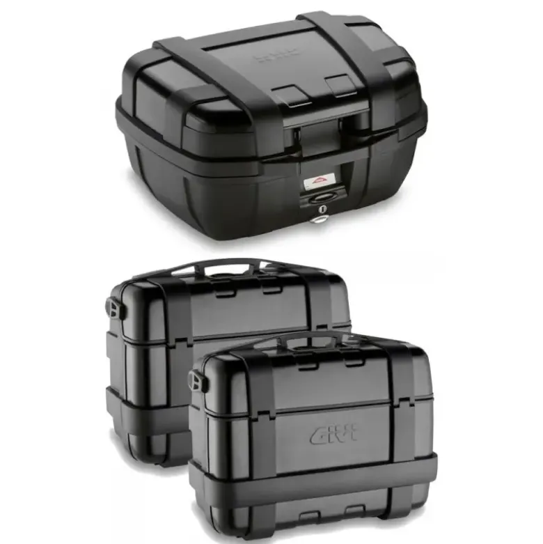 Tris Valigie Givi Trekker TRK52B con Coppia Valigie Givi TRK33BPACK2