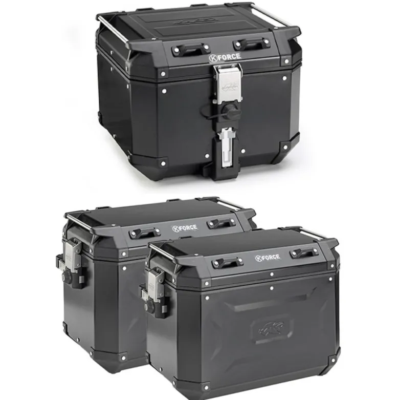 Tris Valigie Kappa K'Force KFR420B con Coppia Valigie Kappa KFR48BPACK2