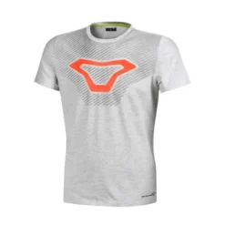 T-Shirt Macna Logo Bianco Arancio