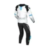 Tuta Divisa Donna In Pelle Macna Tronniq Bianco Blu