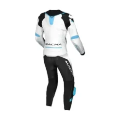 Tuta Divisa Donna In Pelle Macna Tronniq Bianco Blu