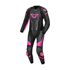 Tuta Divisa Donna In Pelle Macna Tronniq Nero Rosa