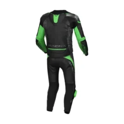 Tuta Divisa In Pelle Macna Tronniq Nero Verde