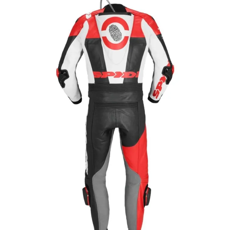 Tuta Divisa In Pelle Spidi Dp-Progressive Touring Rosso