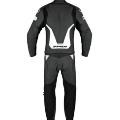 Tuta Divisa In Pelle Spidi Laser Touring Bianco Nero Accorciata - CAMPIONARIO
