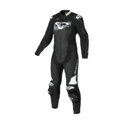 Tuta Divisibile Donna In Pelle Macna Blitz 2pc Nero Bianco