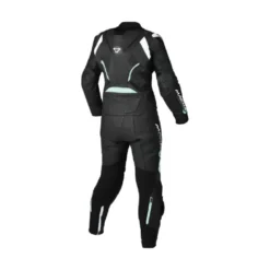 Tuta Divisibile Donna In Pelle Macna Blitz 2pc Verde Bianco