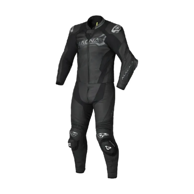Tuta Divisibile In Pelle Macna Blitz 2pc Nero