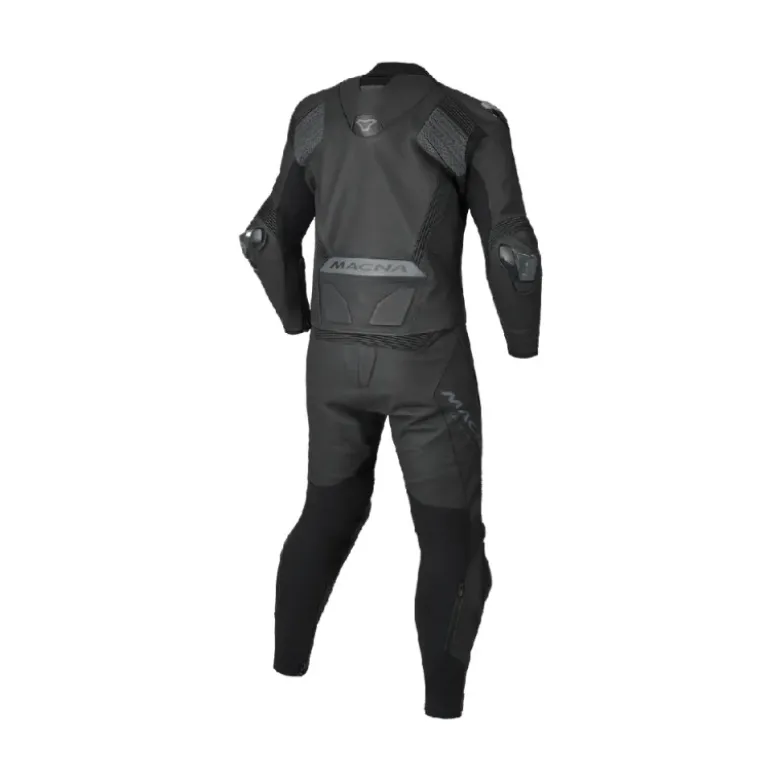 Tuta Divisibile In Pelle Macna Blitz 2pc Nero