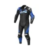 Tuta Divisibile In Pelle Macna Blitz 2pc Nero Blu