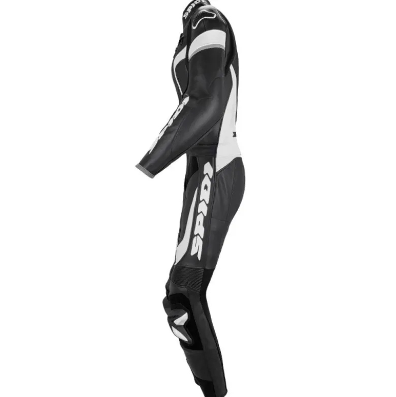 Tuta Donna Divisa In Pelle Spidi Laser Touring Lady Nero Bianco