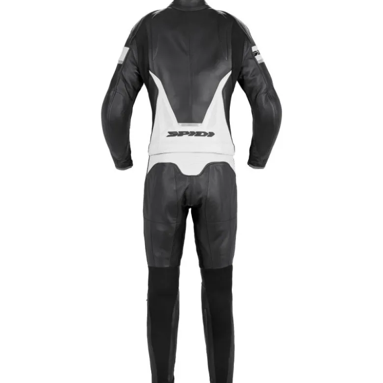 Tuta Donna Divisa In Pelle Spidi Laser Touring Lady Nero Bianco